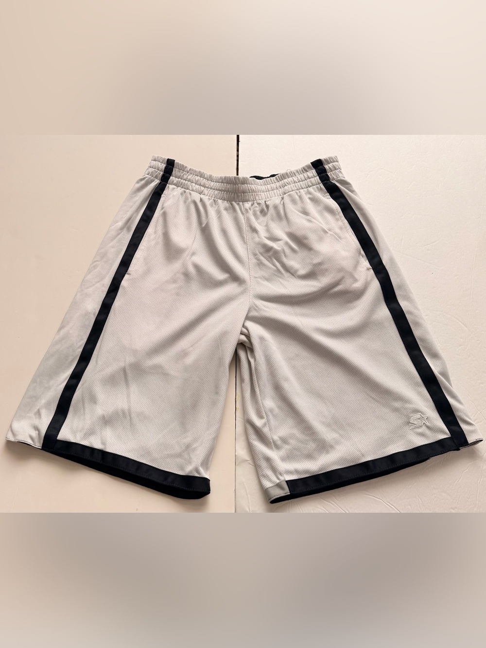 Vintage Starter Reversible Basketball Shorts Men’s Small 28-30 Navy White Y2K